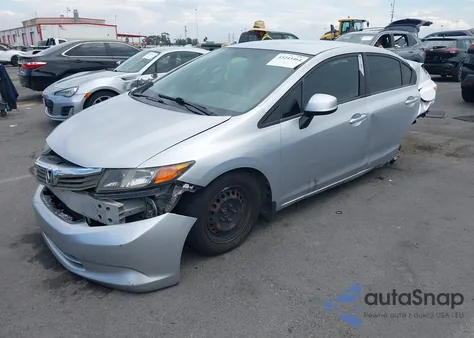 2012 Honda Civic Lx из США, поврежденный, VIN 2HGFB2F55CH326770